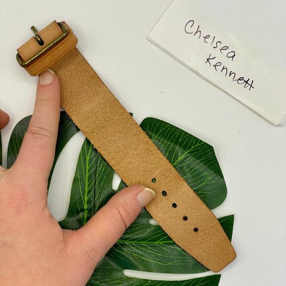 Louis Vuitton Vachetta Strap holder cuff / bracelet SLG Small Leather Goods 0361 - Picture 6 of 8